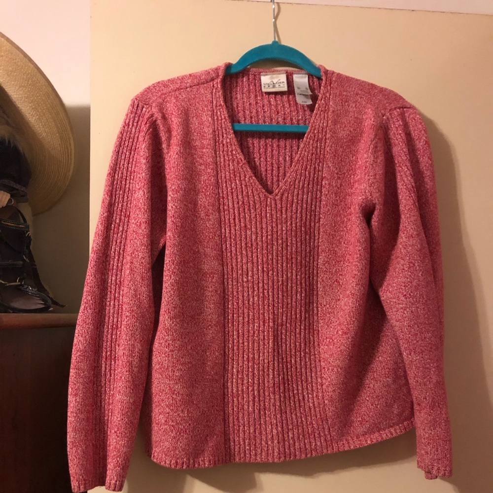 V neck sweater